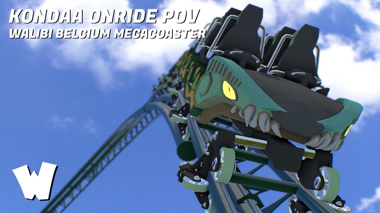 Walibi Belgium Kondaa 2021 Megacoaster Virtual POV