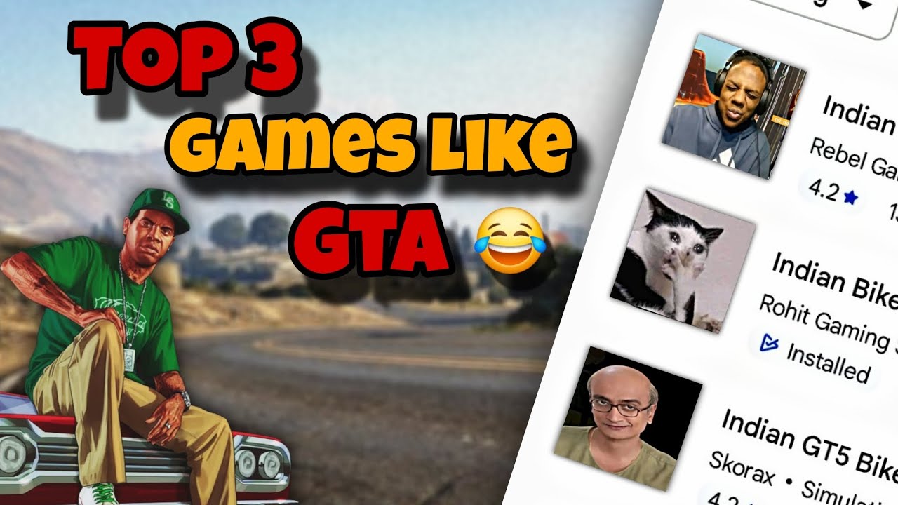 I tried GTA like copy Games 😂 #gta #denimygamerz 