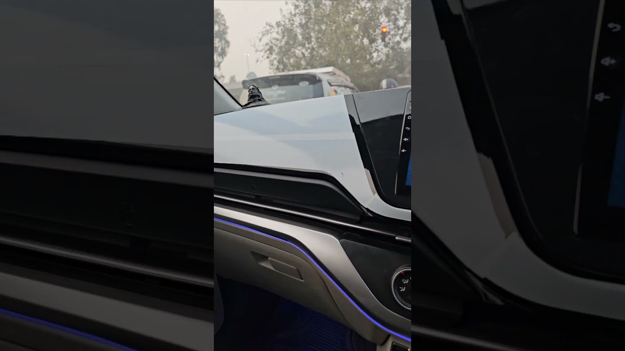 Kia Carens 2024 Tecno Print Dashboard | Android Stereo in Carens Premium Base #carens2024 #shorts
