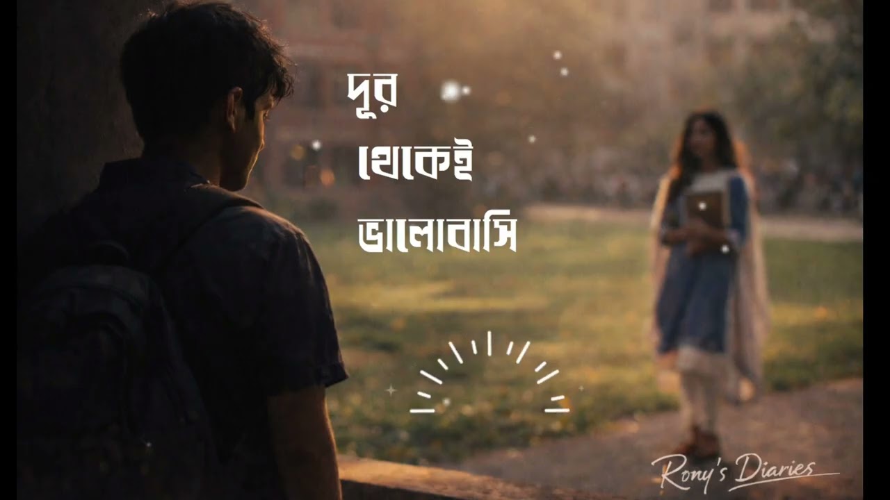 দূর থেকেই ভালোবাসি ।। dur thekei valobasi ।। Rony's Diaries 