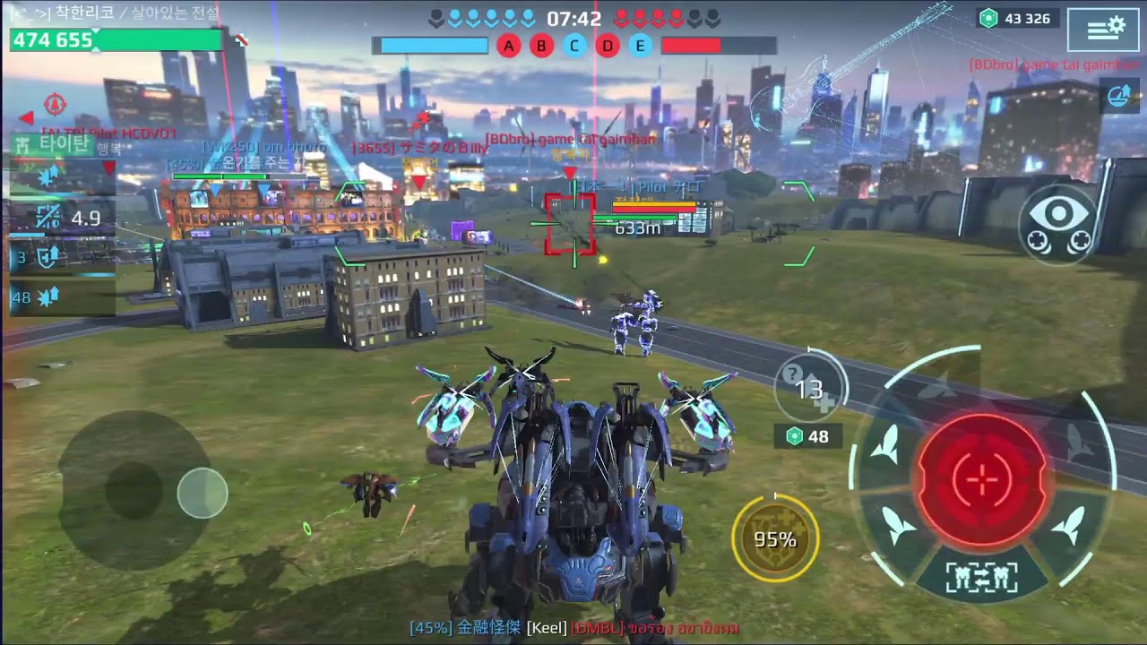 WAR ROBOTS 워로봇 의무방어전 구독,좋아요 부탁합니다... 2.28