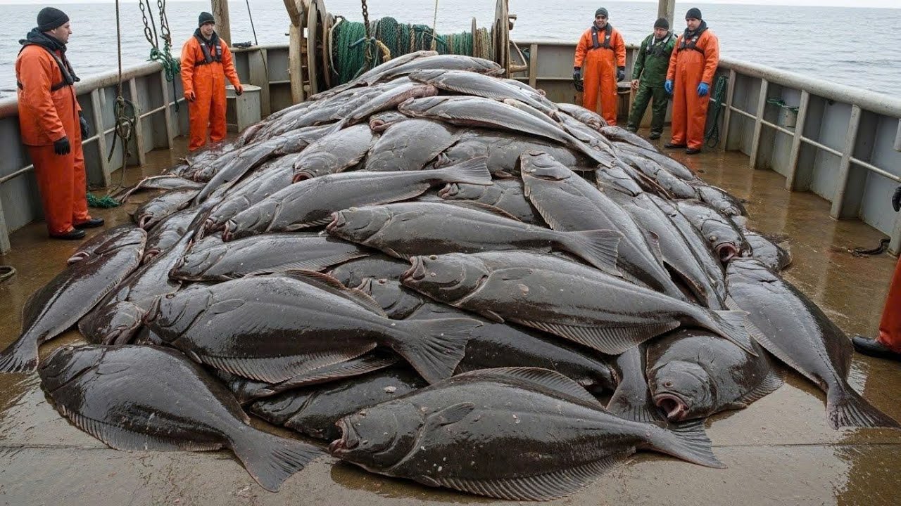 Самая опасная охота на камбалообразных рыб | 14 дней, риск 170 000 долларов