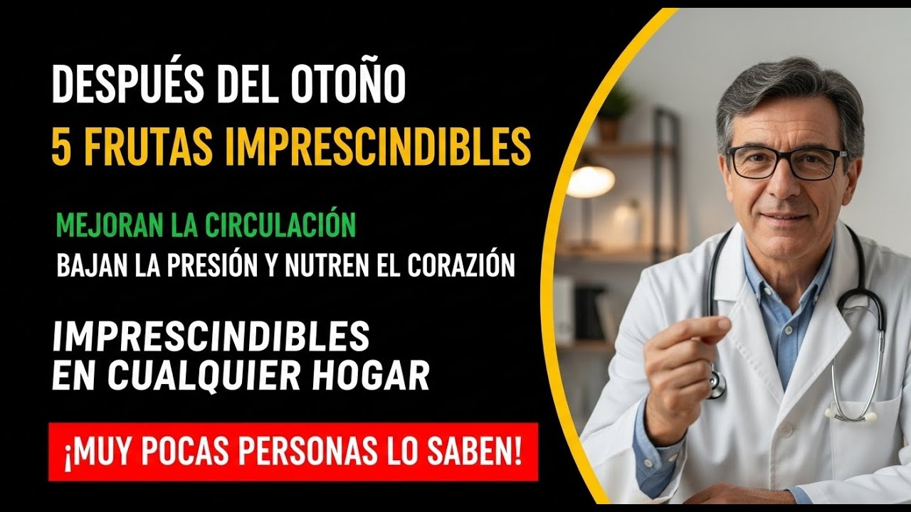 Otoño y salud del corazón: 5 frutas que reducen la presión y previenen trombos.