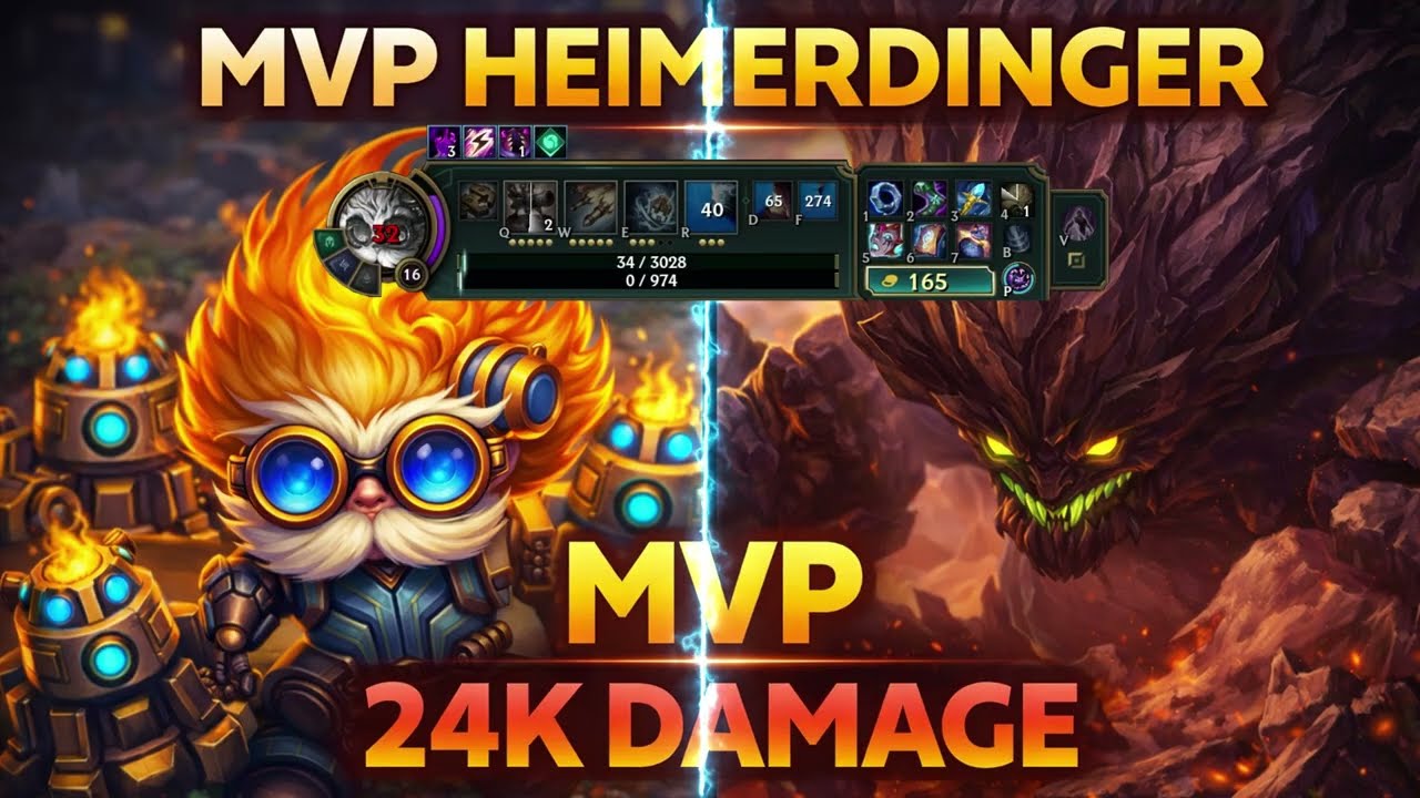 MVP HEIMERDINGER vs MALPHITE &ndash; I DESTROYED TOP LANE