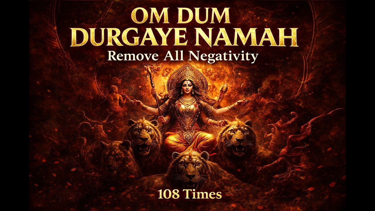 Om Dum Durgayei Namah 108 Times | ॐ दुं दुर्गायै नमः | The MOST POWERFUL Durga Mantra EVER!