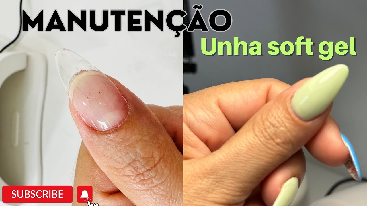 Manutenção unhas soft gel💅🏻✨