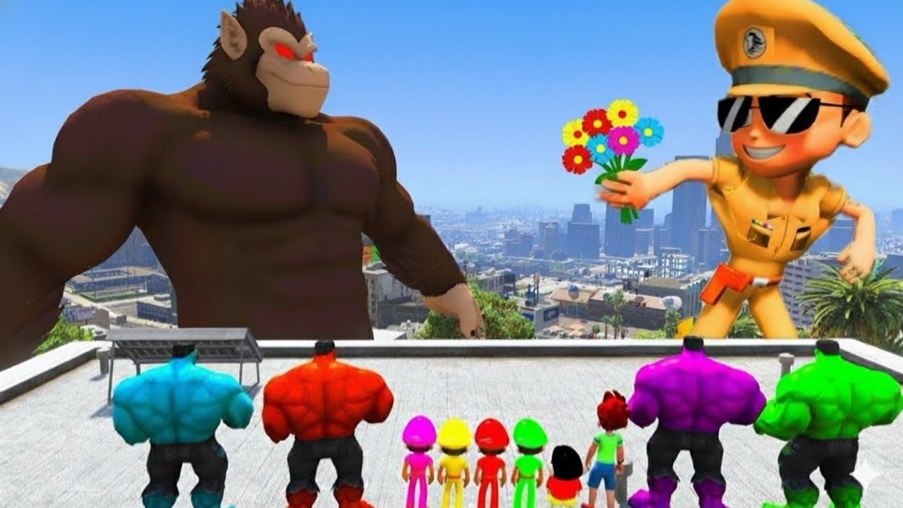 LITTLE SINGHAM WITH SHIVA KICKO SHINCHAN FOUND BIGGEST EVER KICKO IN GTA 5 #17