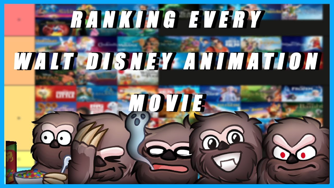 The BEST Walt Disney Animation Movie | SlothFang TierMaker Ranking
