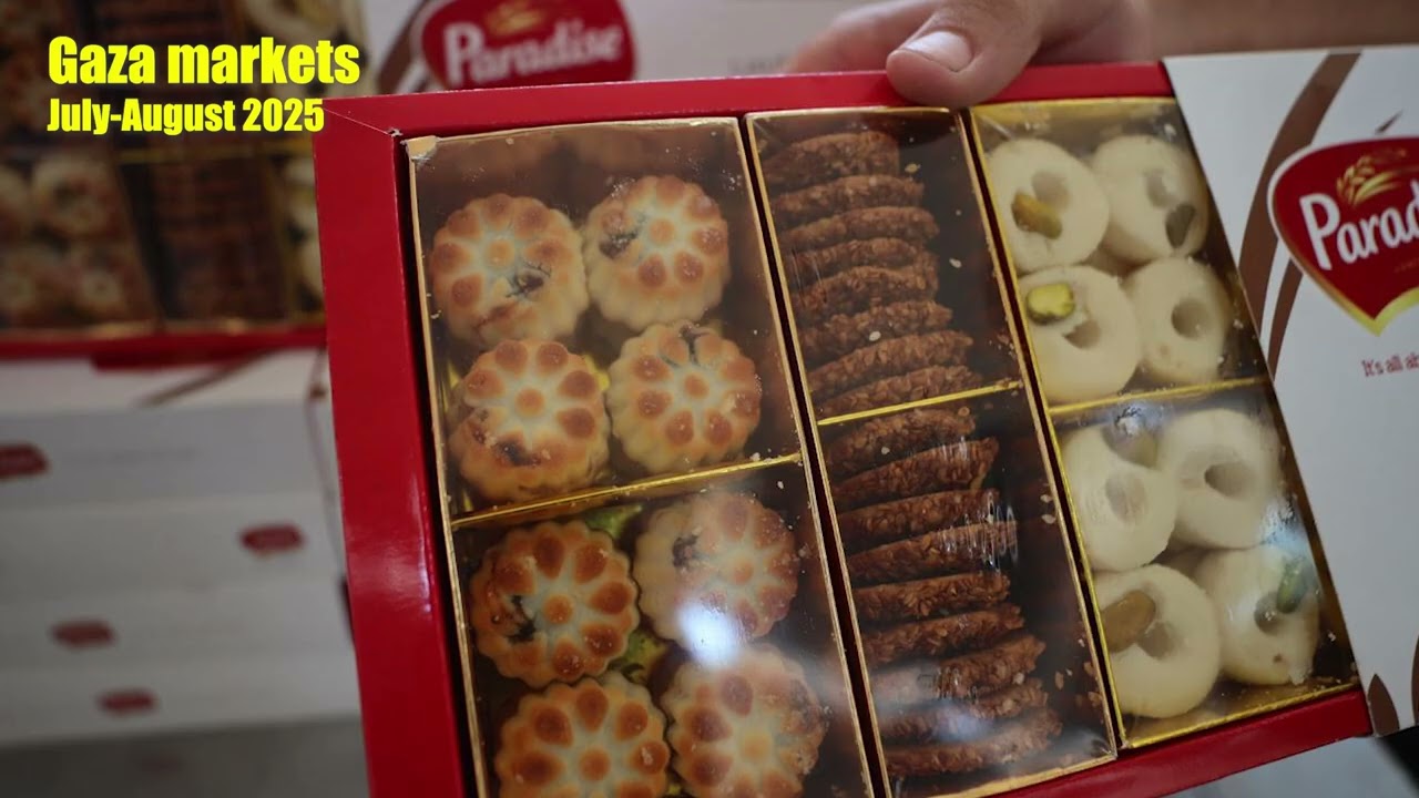 Real footage of Gaza food markets July-August 2025