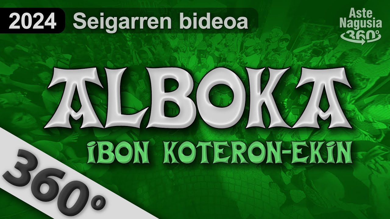 (Sei) Albokarien kalejira Bilboko Aste Nagusian / Pasacalles de albokaris en las fiestas de Bilbao