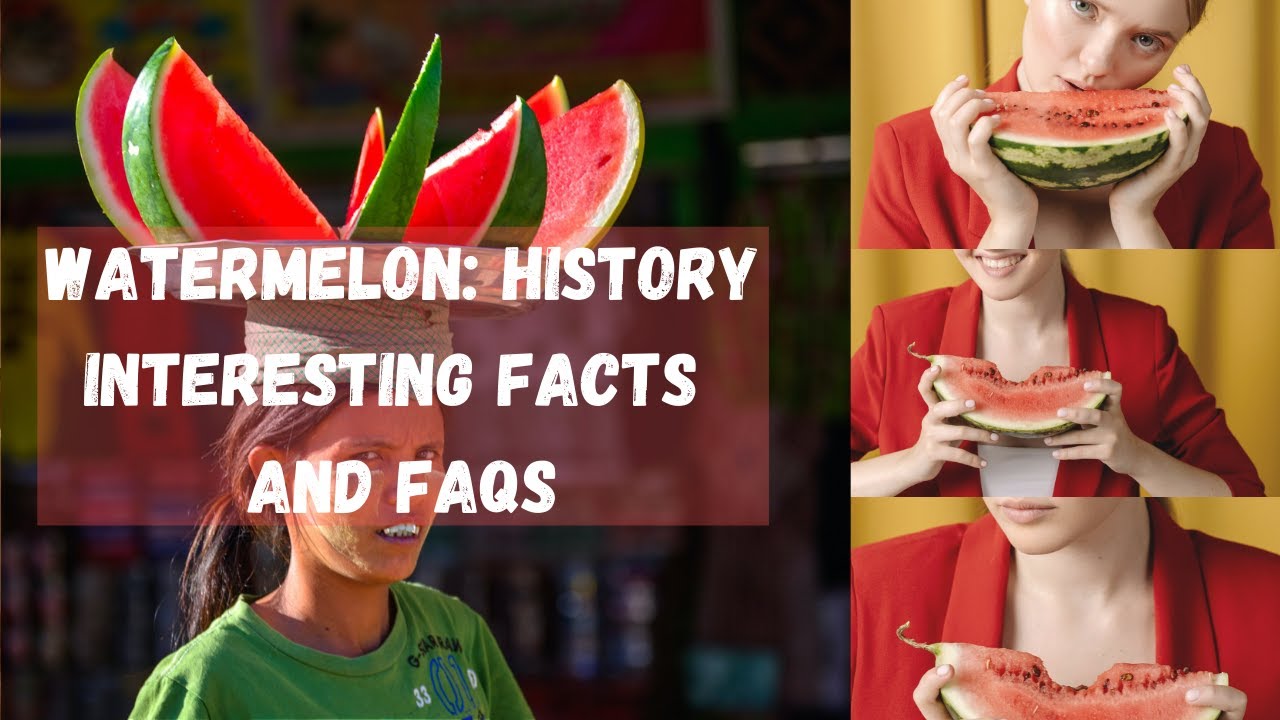 Watermelon History Interesting Facts and FAQs | Wild melon | Watermelon