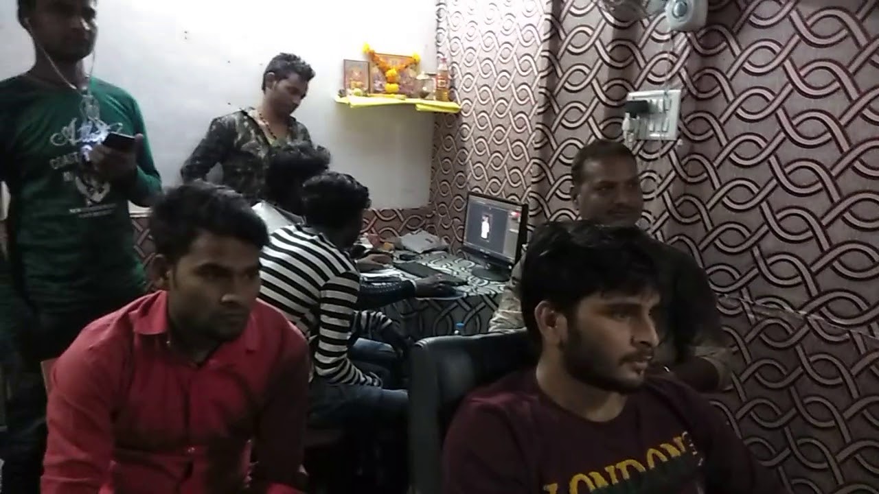 Singer satyam singh recording time studio RHR Mumbai me 2