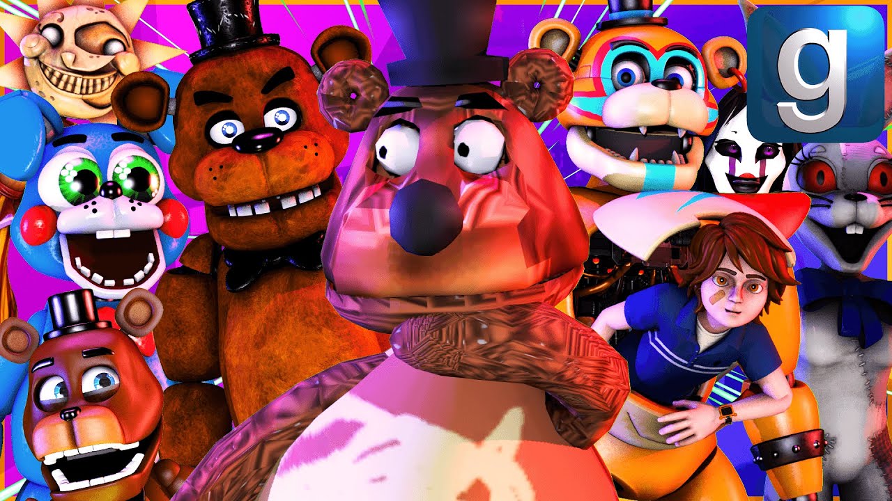 Gmod FNAF | Freddy And Friends Play Hide And Seek 3!