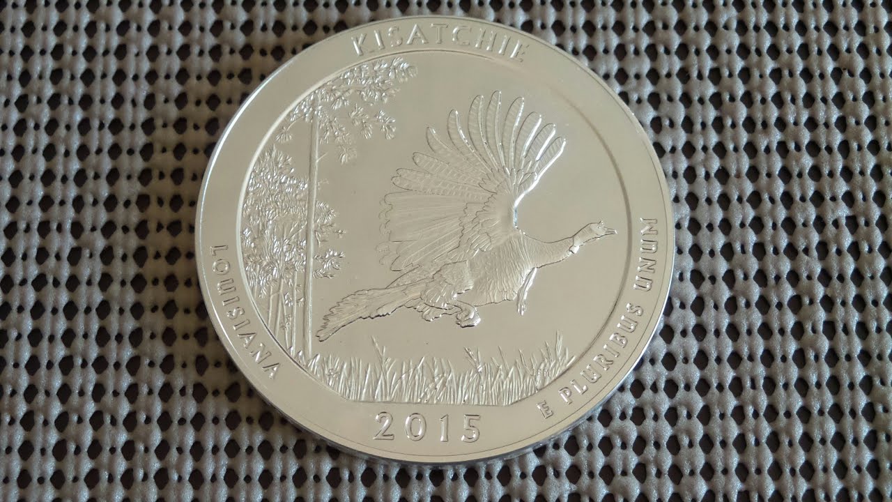 Adding to the Silver Stack! 2015 5oz Kisatchie America The Beautiful ATB Coin!