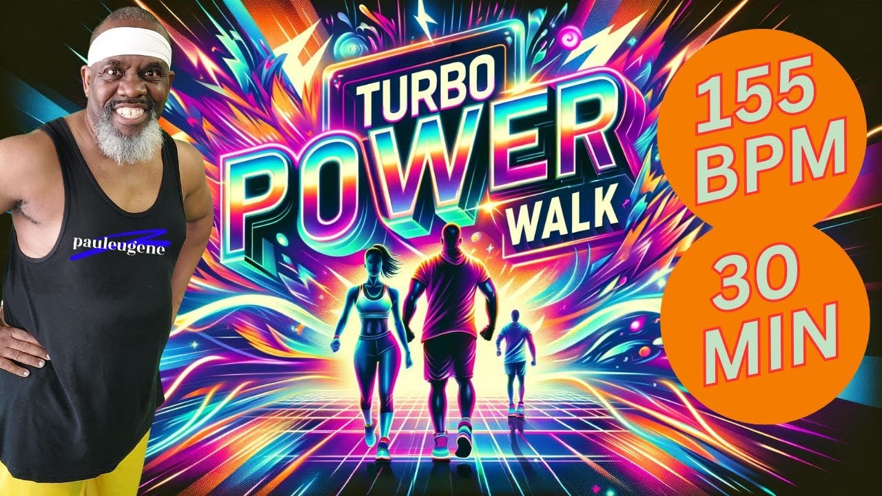 30 Min Turbo Power Walk March Cardio Challenge | 155 BPM | Stress Releaser | Calorie Torcher!