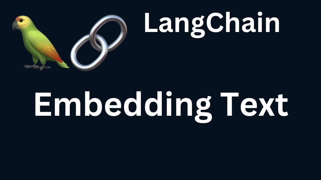 LangChain 14: Создание текстовых вложений в LangChain | Python | LangChain