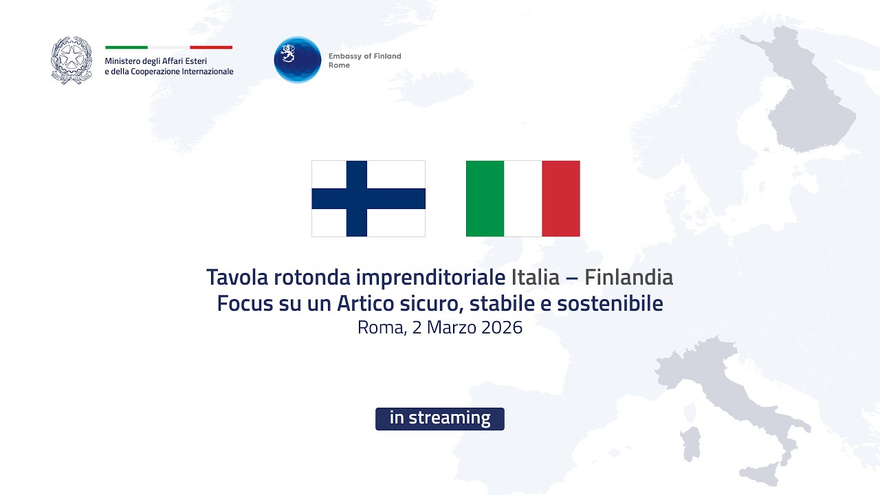 Tavola rotonda imprenditoriale Italia – Finlandia