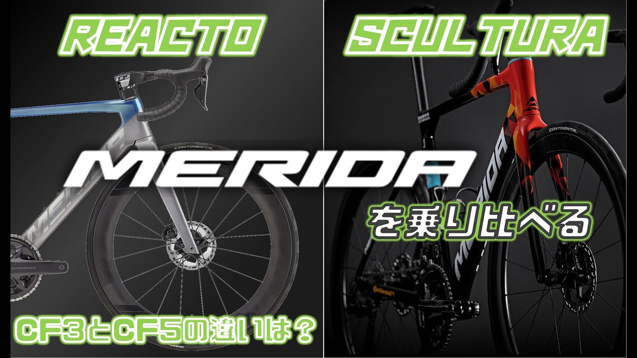 メリダ買うなら、スクルトゥーラかリアクトか？それが問題だ ～ SCULTURA or REACTO, that is question,,