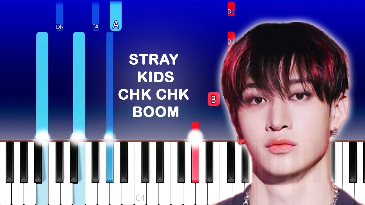 Stray Kids - Chk Chk Boom (Piano Tutorial)