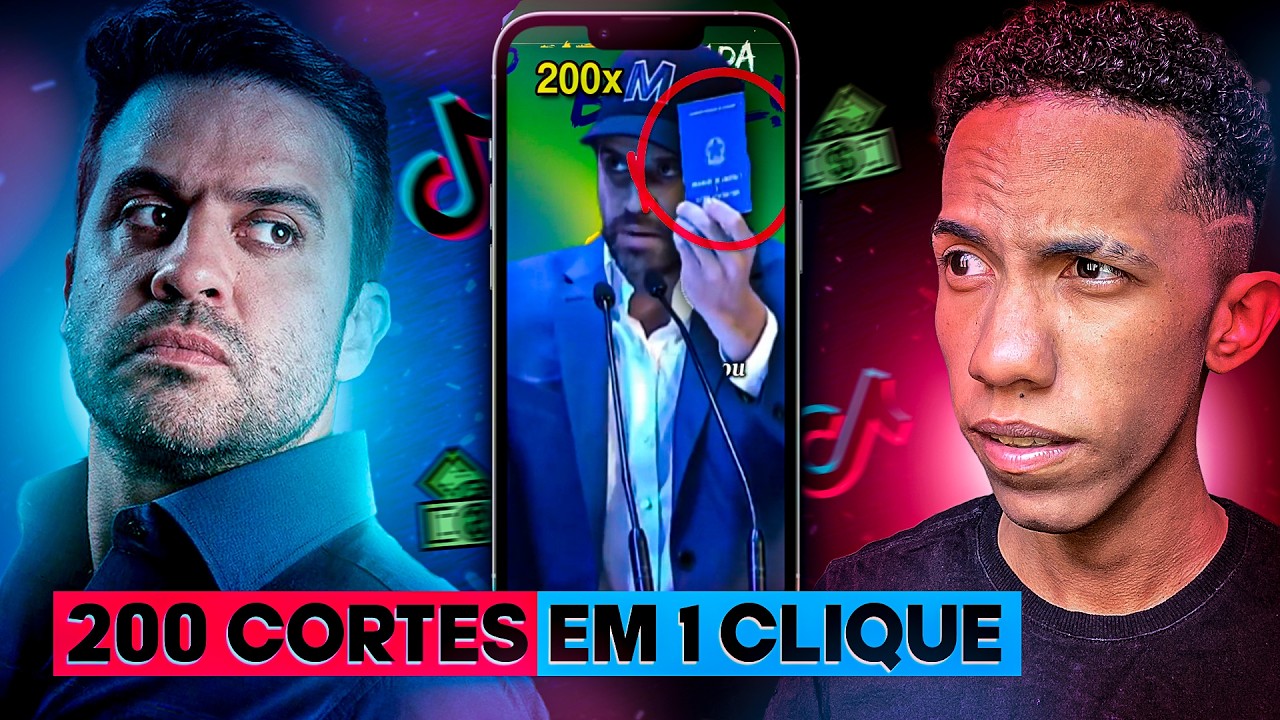 PABLO MAR&Ccedil;AL: COMO CRIAR 200 CORTES com 1 CLIQUE para MONETIZAR TIKTOK de MOTIVA&Ccedil;&Atilde;O