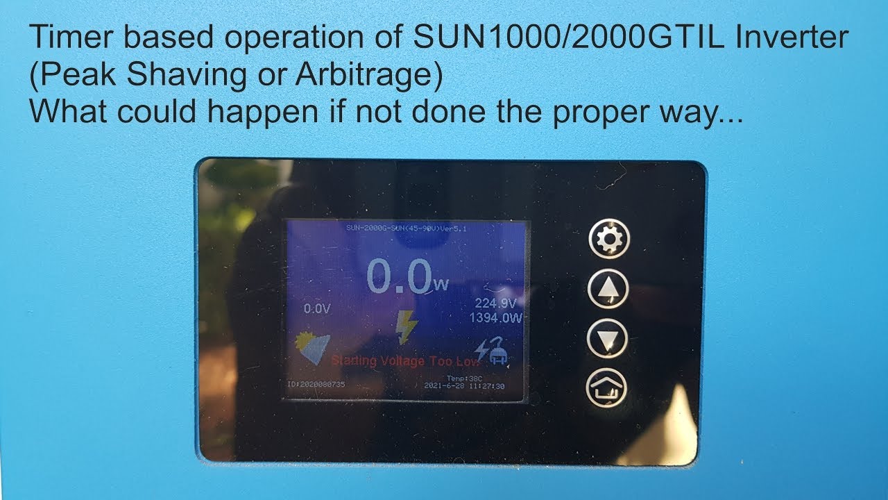 Плавный пуск постоянного тока инвертора SUN1000/2000GTIL
