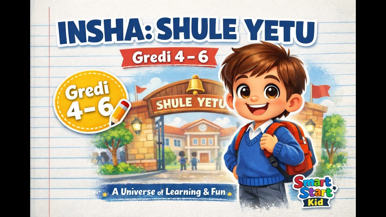 Shule Yetu – Kuandika Insha 🎒✏️ | Grade 4–6_Swahili Essay