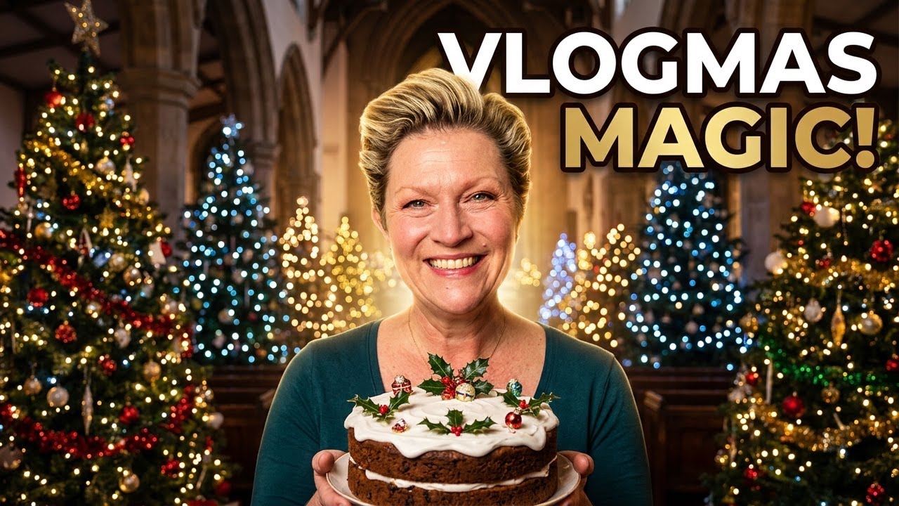 Подготовка к Рождеству в формате Vlogmas набирает обороты. Рождественский торт и волшебный фестив...