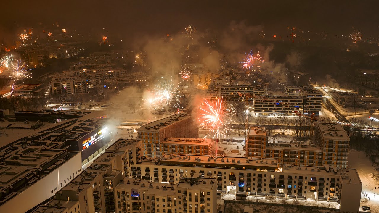 Warsaw - Tarchomin - New Year&rsquo;s Eve Fireworks