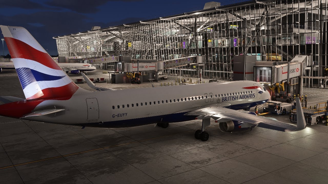 MSFS 2024 | 4K ULTRA Realistic Full Flight | London Heathrow - Glasgow
