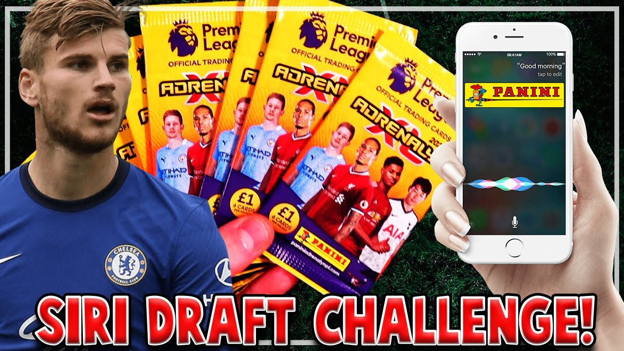 SIRI DRAFT CHALLENGE! 😱🔥 Panini PREMIER LEAGUE 20/21 AXL