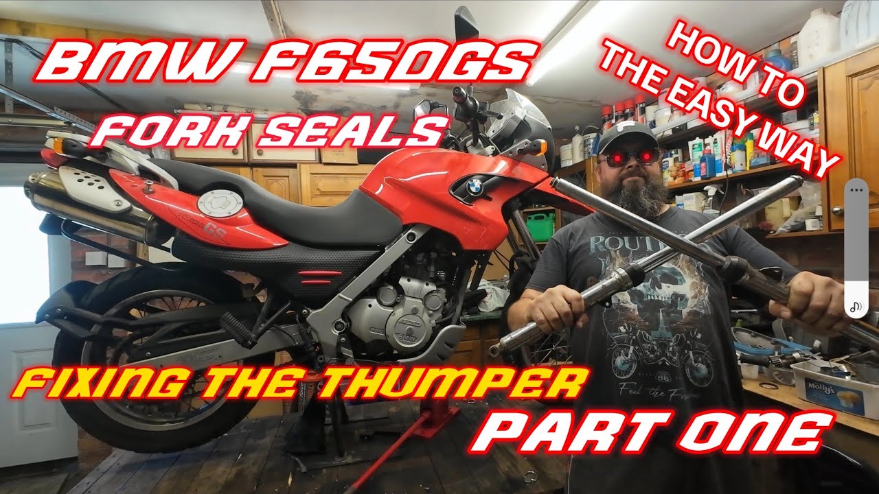 Bmw f650gs fork seal replacement How to the easy way
