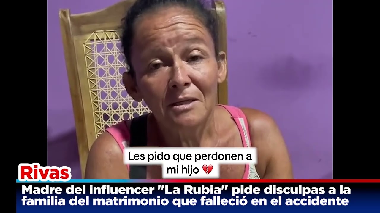 Madre del influencer  pide disculpas a la familia del Matrimonio que perdieron la en accidente.