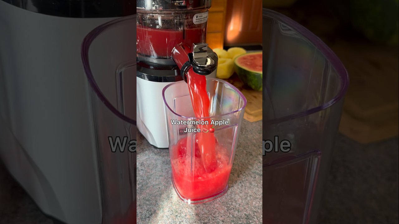 Watermelon Apple Juice 🍉🍎 #growyourown #watermelonjuice #applejuice #shorts #ytshorts