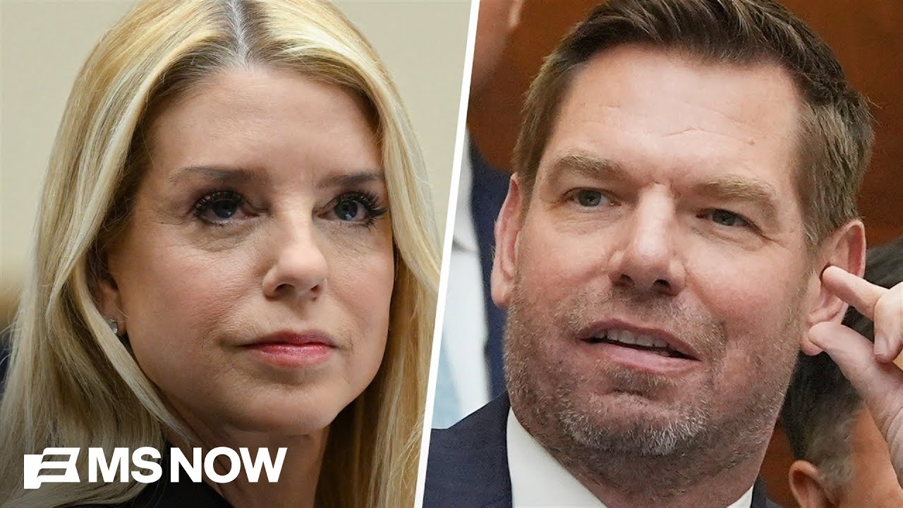 Rep. Swalwell asks Bondi if DOJ will help him after receiving death threats