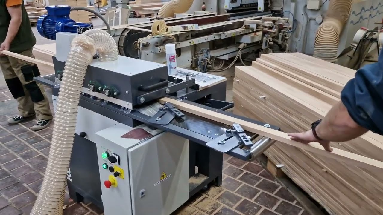 Cutting thin lamellas on the Multiblade rip saw