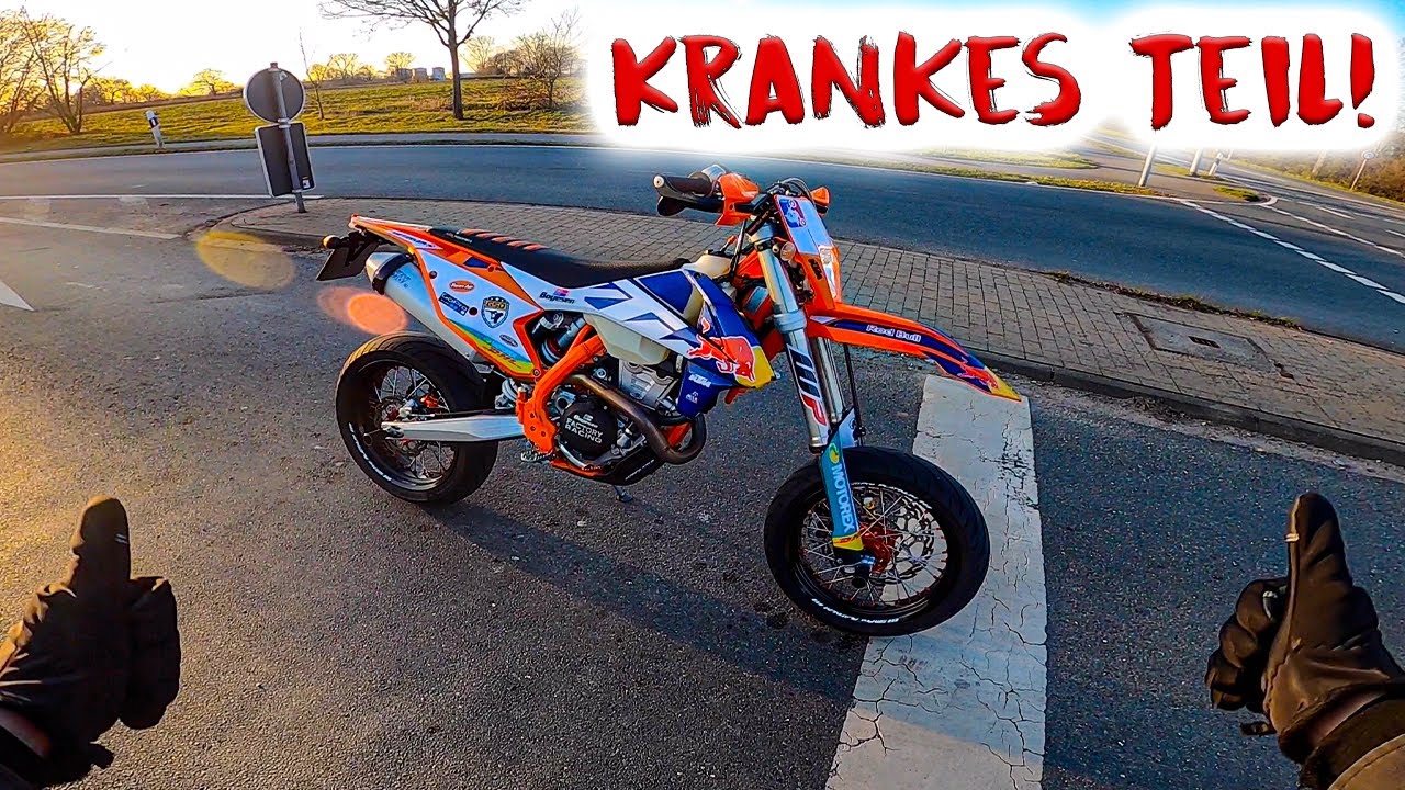 Ich fahre die cleanste EXC Supermoto!