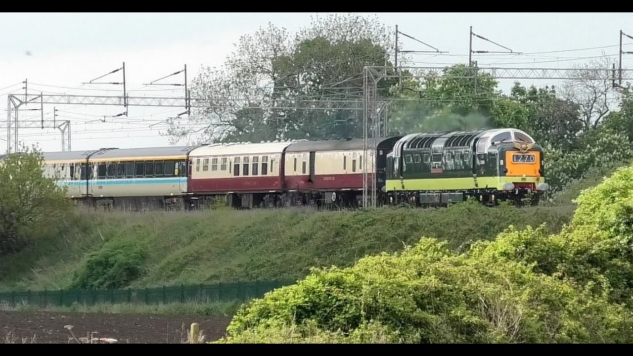 DELTIC, D9000, 'RSG' flies up the WCML!!!!! NON-STOP to Carlisle., 12th May 2023
