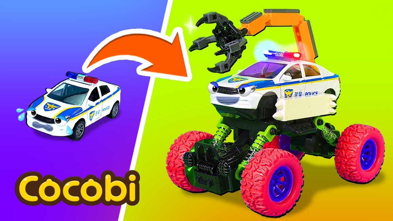 Spesial Mobil Polisi | Mobil Mainan Anak-anak | Kigle TV Indonesia