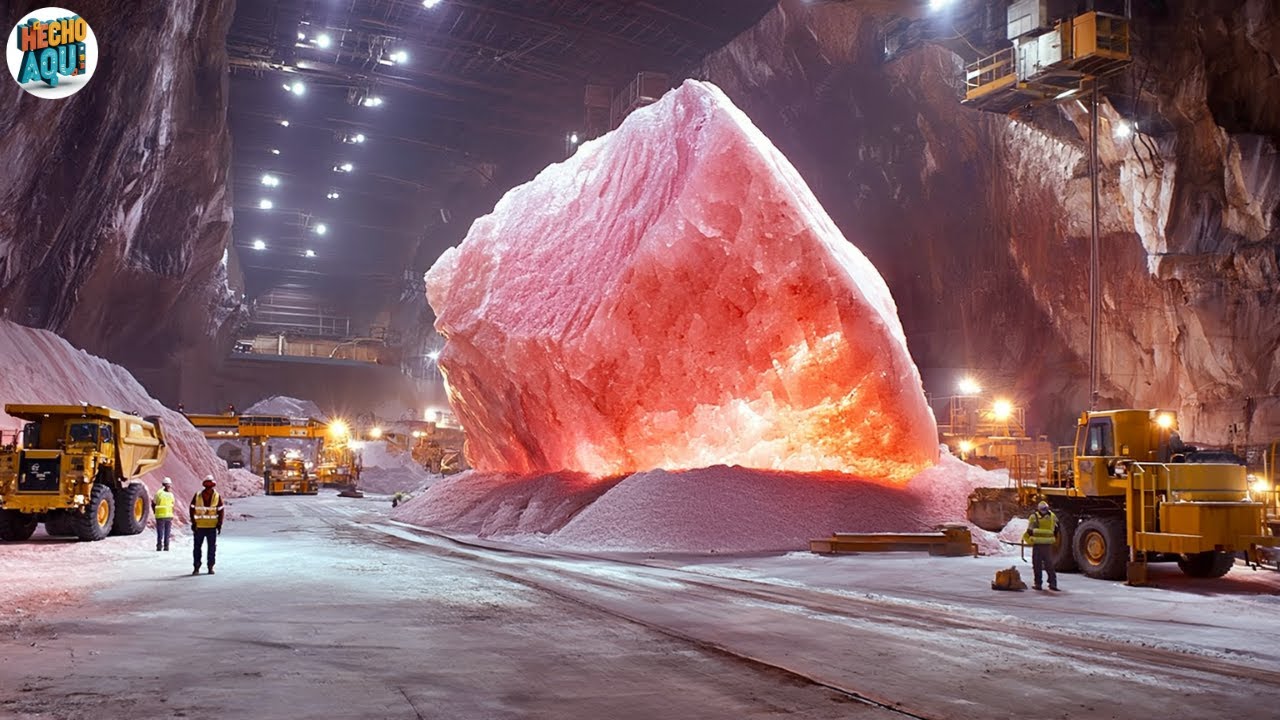 CÓMO se HACE la SAL ROSADA más CARA del MUNDO | ASÍ se EXTRAEN las ROCAS de SAL del HIMALAYA