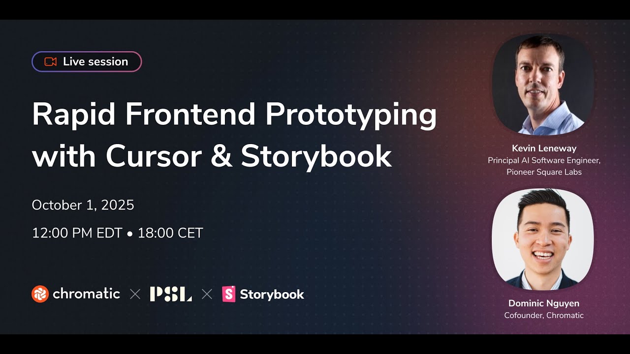 Rapid Frontend Prototyping with Cursor & Storybook