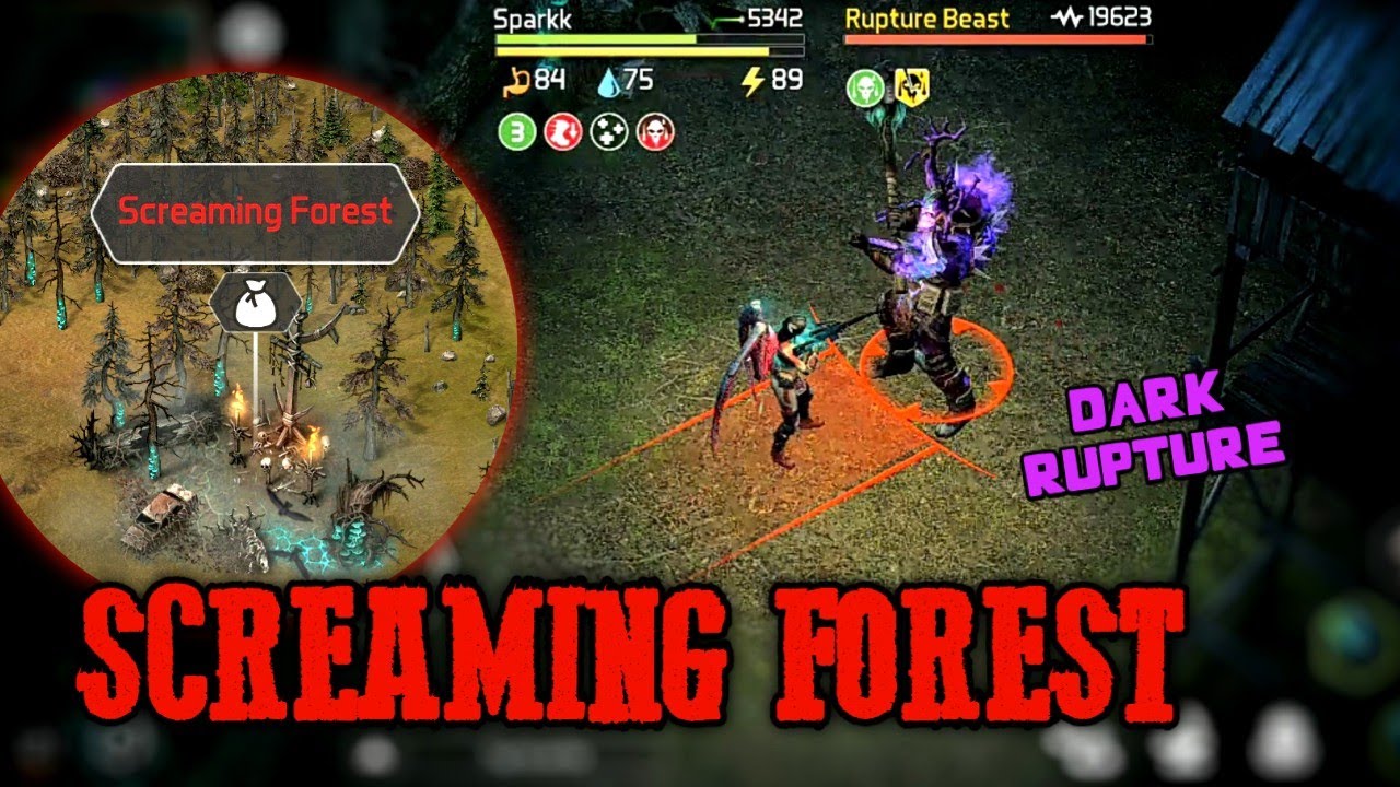 Efficient Way to Clear DARK RUPTURE in SCREAMING FOREST  | Dawn of Zombies