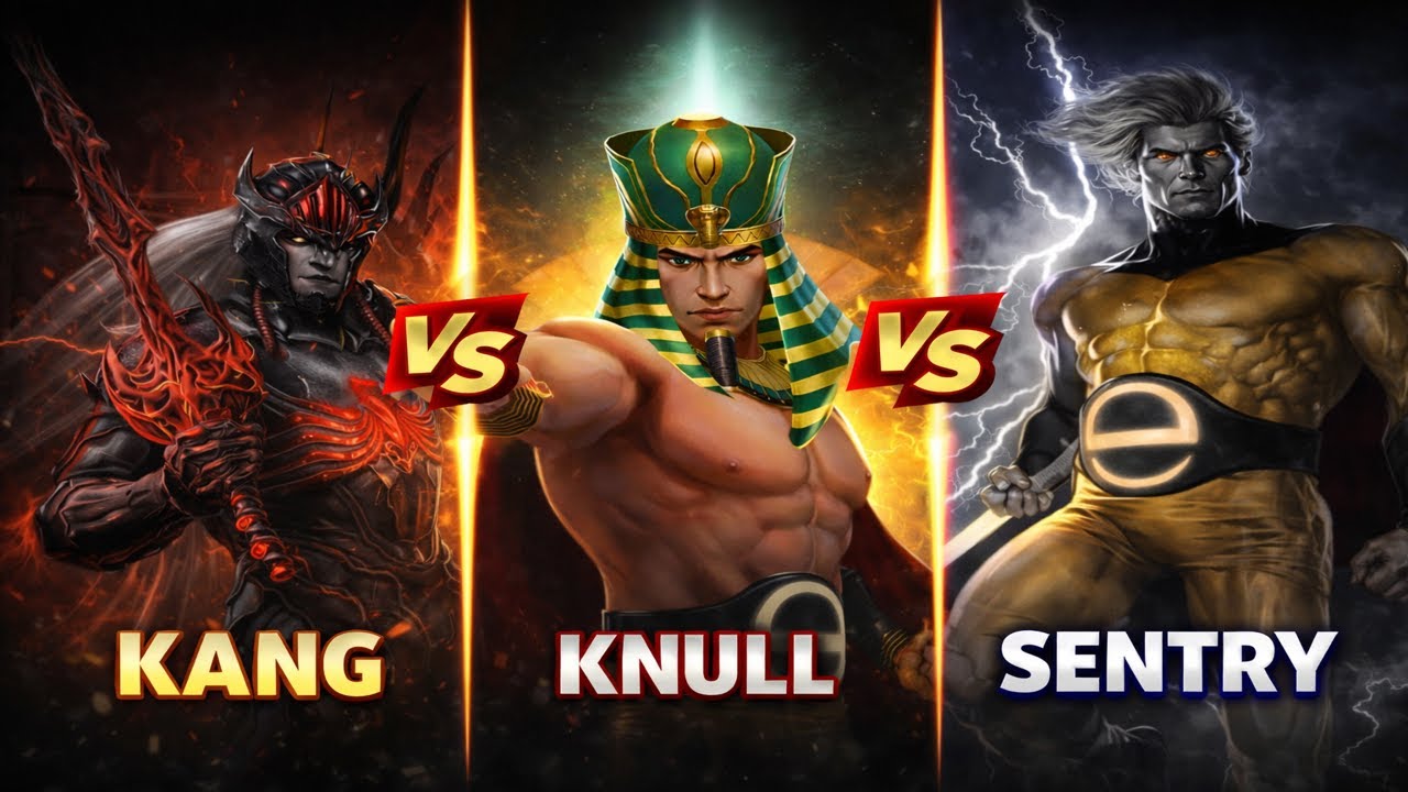 T4 KANG vs KNULL vs SENTRY — The True PvP King | Marvel Future Fight