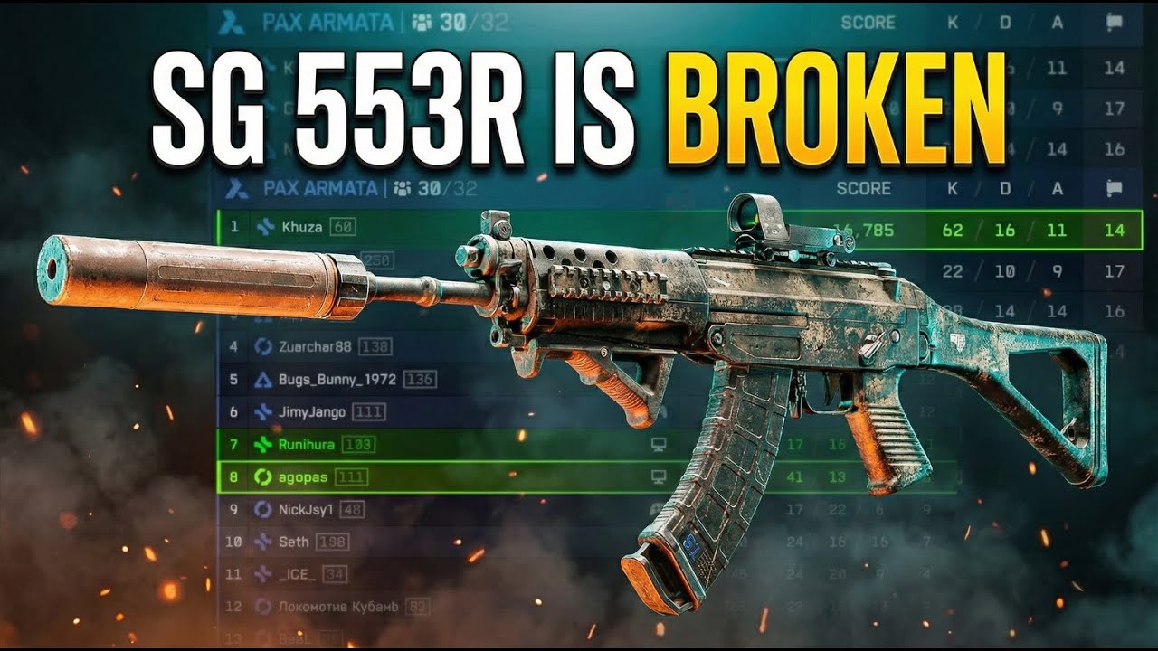 BF6: This SG 553R Loadout is BROKEN! 😱 (40+ Kills Gameplay)