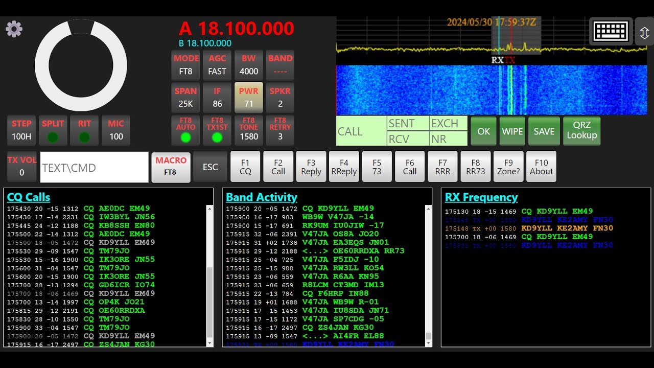 sBitx v3 modified with a new GUI and all new features!