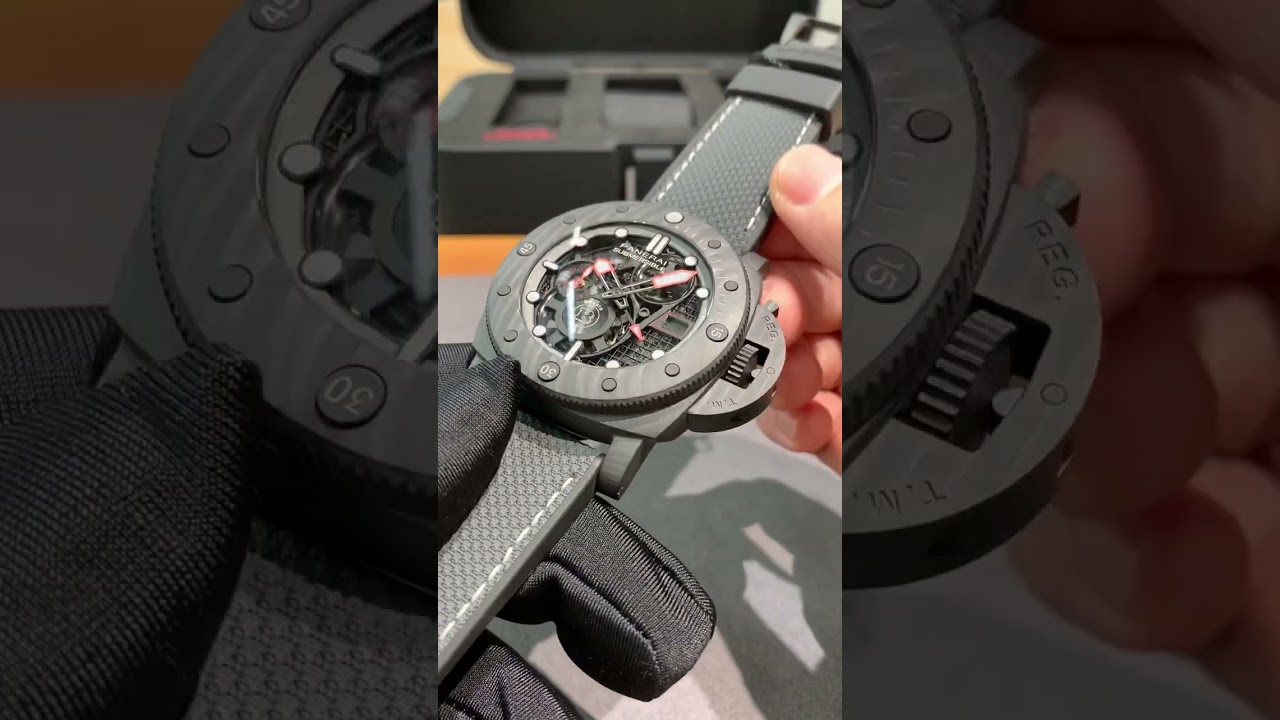Panerai Submersible腕錶S Brabus Black Ops特別版PAM01240 開箱