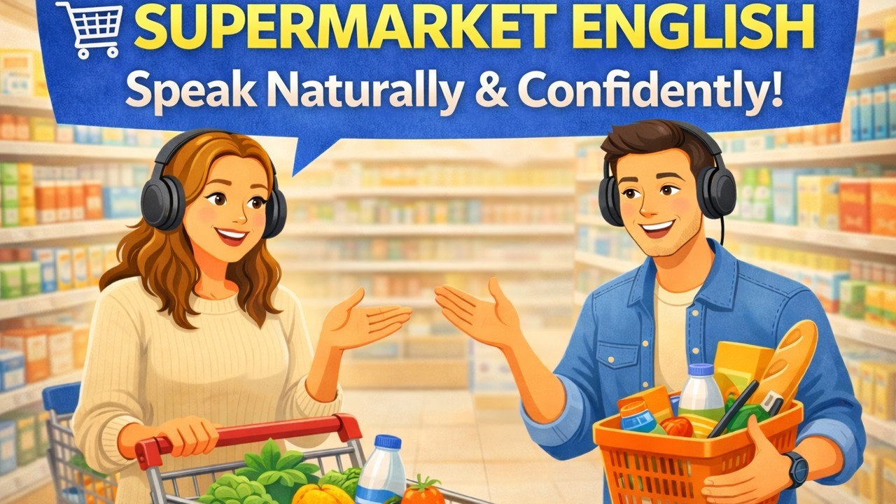 English at the Supermarket | Daily English Conversation Practice
