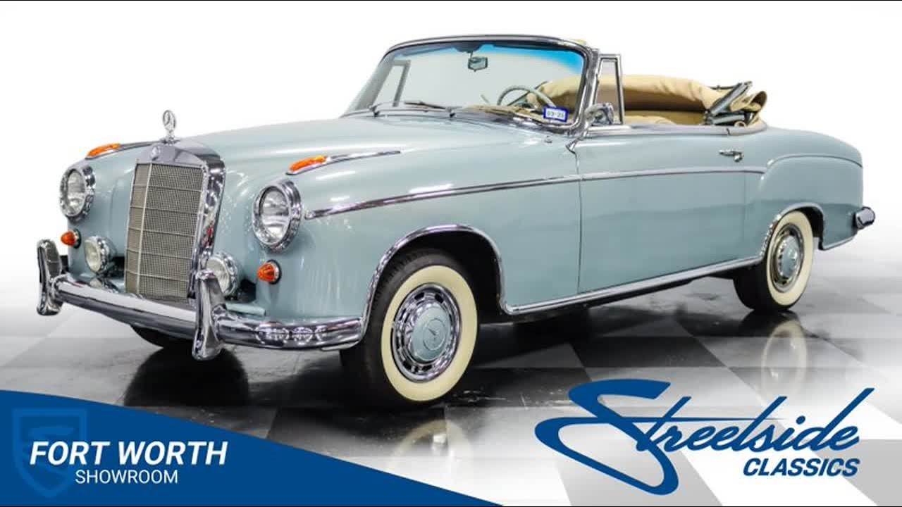 1959 Mercedes-Benz 220S Cabriolet 7118-DFW for sale | Charlotte, Atlanta, Dallas, Tampa, Phoeni...