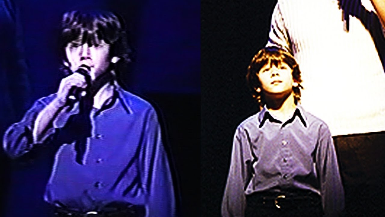 9 year old Nick Jonas sings 