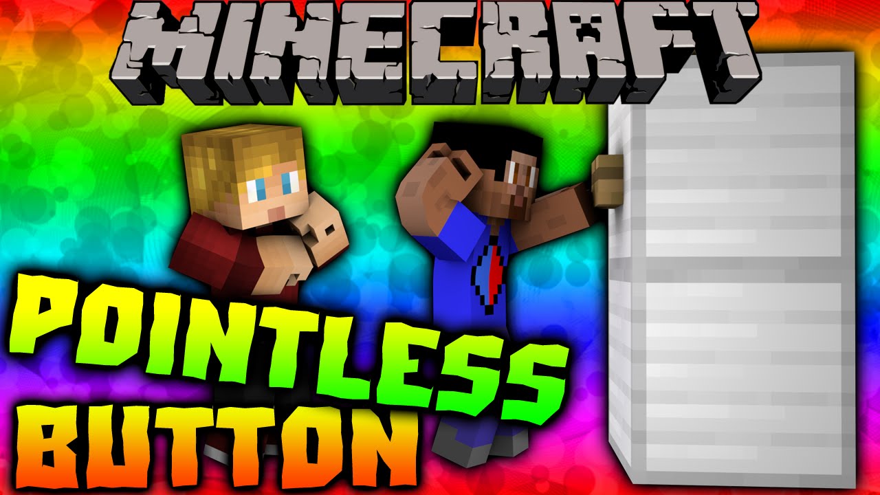Карта-головоломка Minecraft: POINTLESS BUTTON 2 от The CoolKidClub