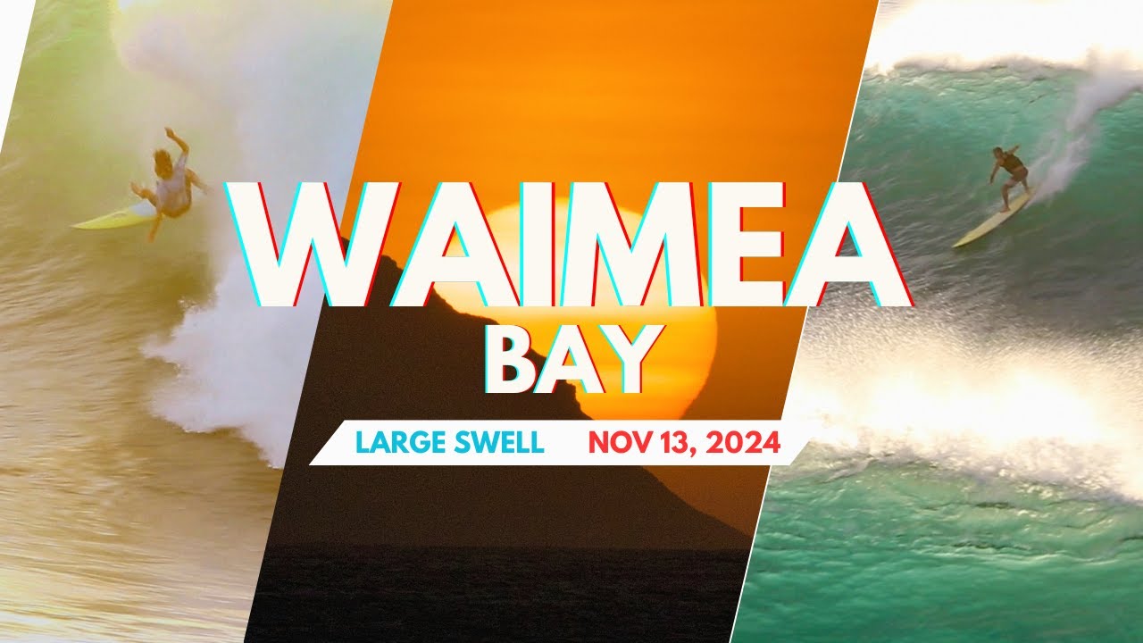 First big winter swell... Waimea Bay Nov 13 2024